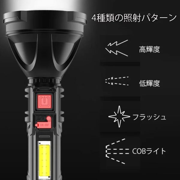 P500高輝度LEDハンディライト